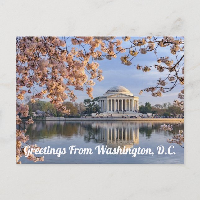 Carte Postale Mémorial Jefferson de Washington D.C. (Devant)