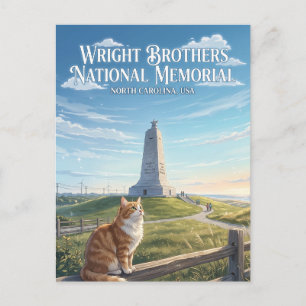 Carte Postale Mémorial national des frères Wright États-Unis