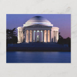 Carte Postale Mémorial Thomas Jefferson à Dusk
