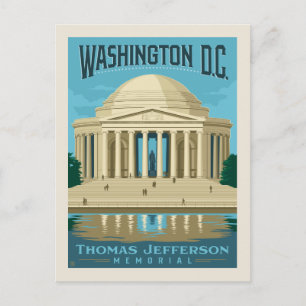 Carte Postale Mémorial Thomas Jefferson   Washington, D.C.