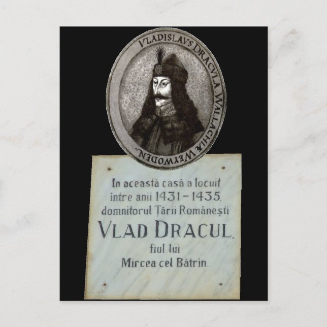 Carte Postale Mémorial Vlad Dracul (Devant)