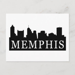 Carte Postale Memphis Skyline