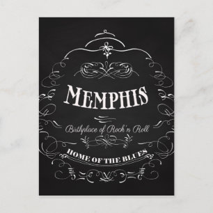 Carte Postale Memphis, Tennessee - Ville avec âme