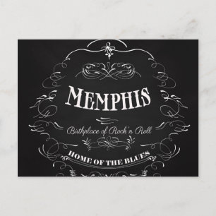 Carte Postale Memphis, Tennessee - Ville avec âme