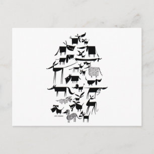 Carte Postale Ménagerie de chiens