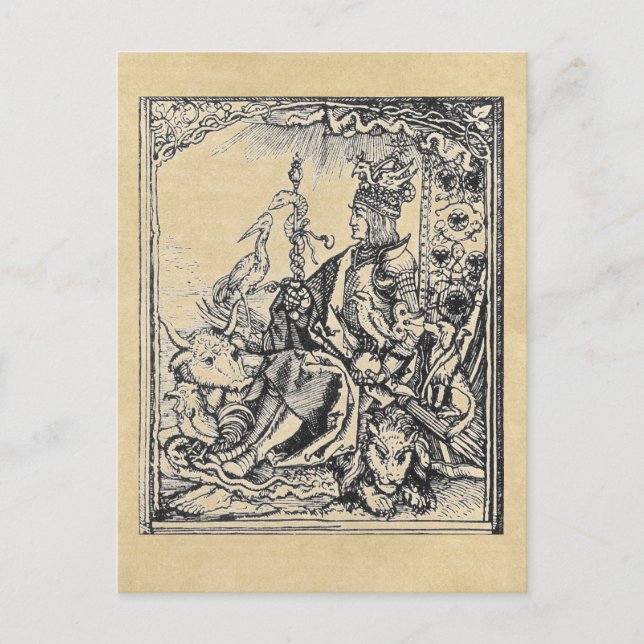 Carte Postale Ménagerie de l'empereur Maximilien (Devant)