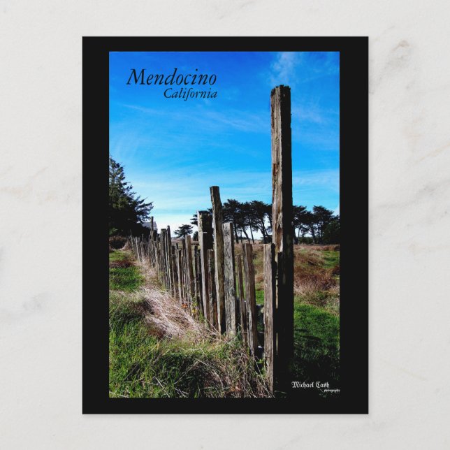 Carte Postale Mendocino Californie (Devant)