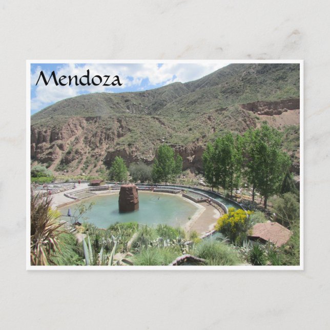 Carte Postale mendoza andes springs (Devant)