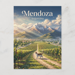 Carte Postale Mendoza Argentine