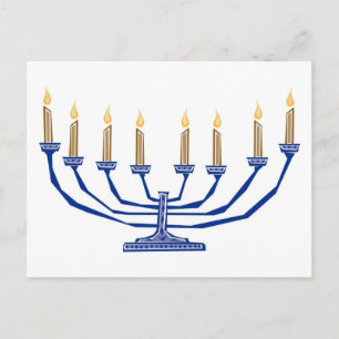 Carte Postale Menorah traditionnelle