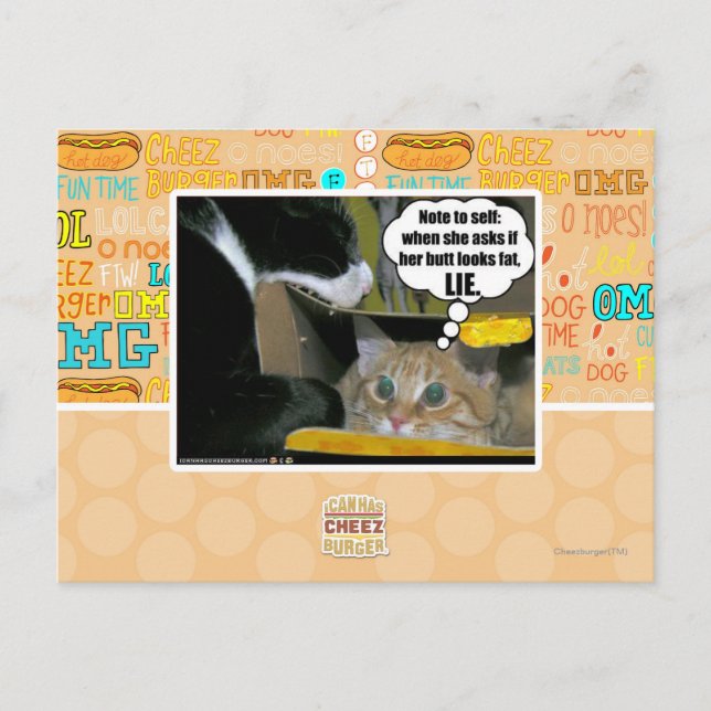 CARTE POSTALE MENSONGE (Devant)
