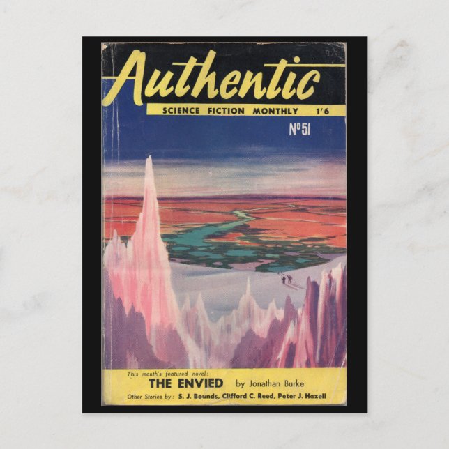 Carte Postale Mensuel de science-fiction authentique _novembre 1 (Devant)