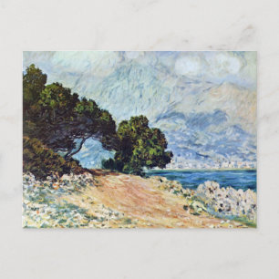 Carte Postale Menton vu du Casquette Martin par Claude Monet