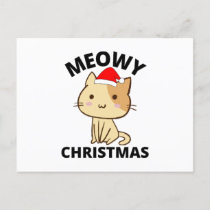 Carte postale Meowy Christmas