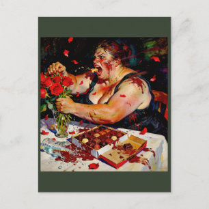 Carte Postale Mépris pour les roses rouges – Un portrait de la c