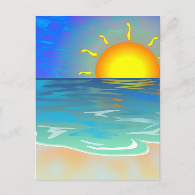 Carte Postale Mer (Devant)