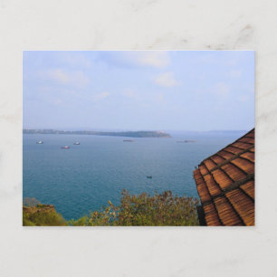 Carte Postale Mer bleue de Goa, Inde