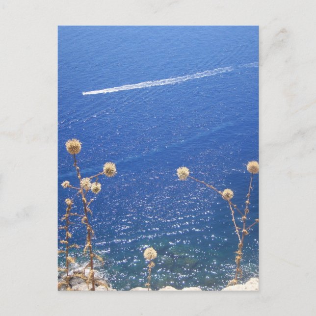 Carte Postale Mer bleue grecque  (Devant)
