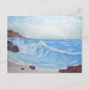Carte Postale Mer Bleue Tranquille