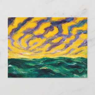 Carte Postale Mer d'automne   Emil Nolde  