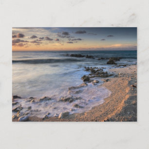 Carte Postale Mer des Caraïbes, Îles Caïmans. Vagues déferlantes