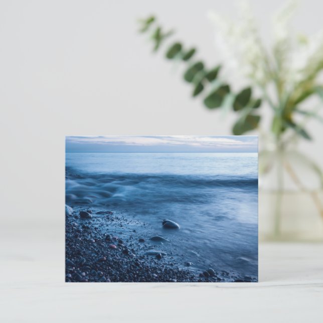 Carte Postale Mer du soir (Debout devant)