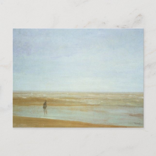 Carte Postale Mer et pluie par James Abbott McNeill Whistler (Devant)