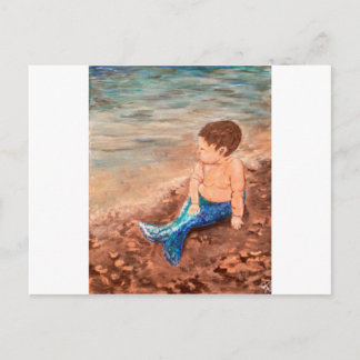 Carte Postale Merbaby Boy
