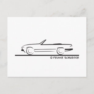 Carte Postale Mercedes 450 SL Type 107