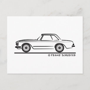 Carte Postale Mercedes SL Pagoda Hardtop
