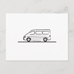Carte Postale Mercedes Sprinter Short Whebase