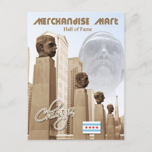 Carte Postale Merchandise Mart Hall of Fame, Chicago, Illinois