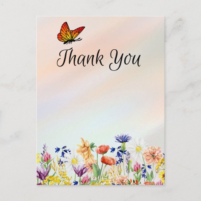 CARTE POSTALE MERCI (Devant)