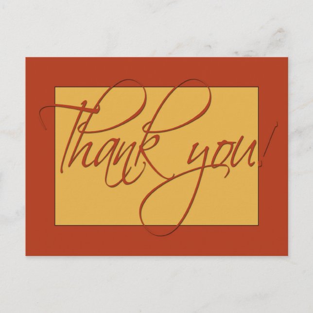 Carte postale Merci ! (Devant)