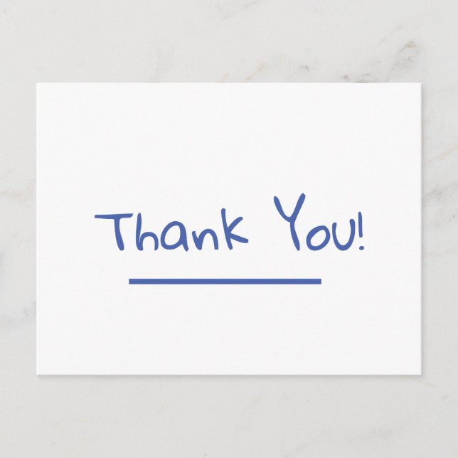 carte postale Merci (Devant)