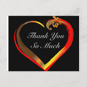 carte postale Merci