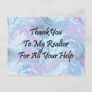 Carte Postale Merci À Mon Realtor Pour Toute Votre Aide
