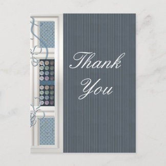 Carte Postale Merci accro à la couture