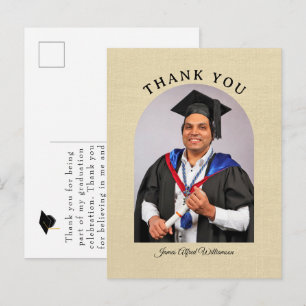 Carte postale Merci Arche de la remise des diplôme