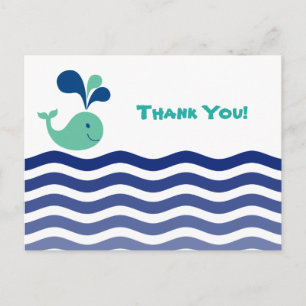 Carte Postale Merci baleine