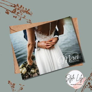 Carte Postale Merci Beacoup Mariage Merci