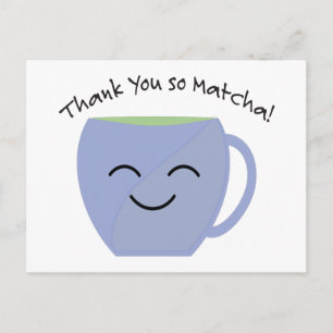 Carte Postale Merci Beaucoup Matcha