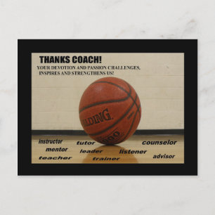 Carte postale "Merci-Coach"
