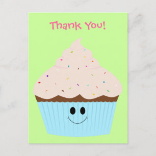 Carte postale Merci Cupcake