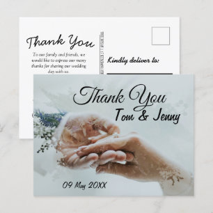 Carte postale merci d'avoir participé à l'invitati