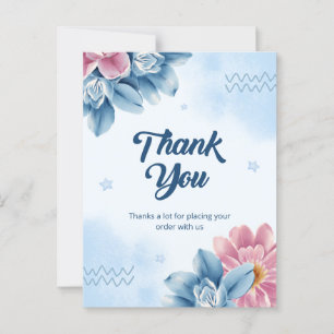 Carte Postale Merci d'avoir passé commande 