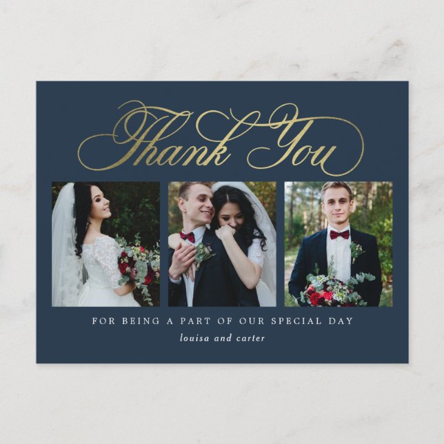 Carte postale Merci de couleur ÉDITABLE Script de  (Devant)