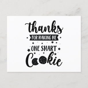 Carte Postale Merci de diplôme Appréciation de l'enseignant Cook