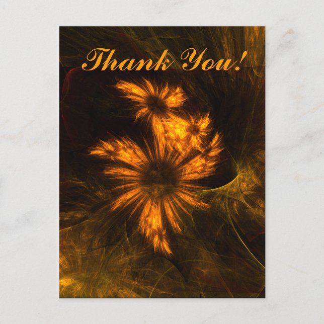 Carte postale Merci de jardin mystique (Devant)
