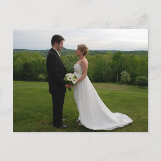 Carte Postale Merci de mariage (Devant)